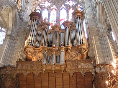 Buffet orgue de la Cathédrale de Bourges