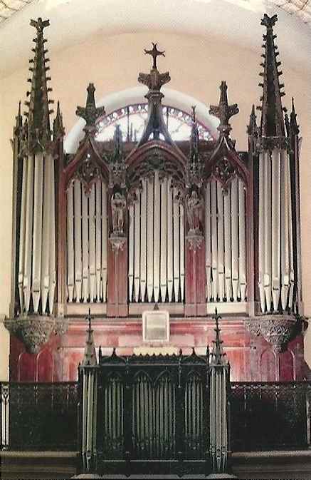 buffet de l'orgue de saint alexandre de Bédarieux